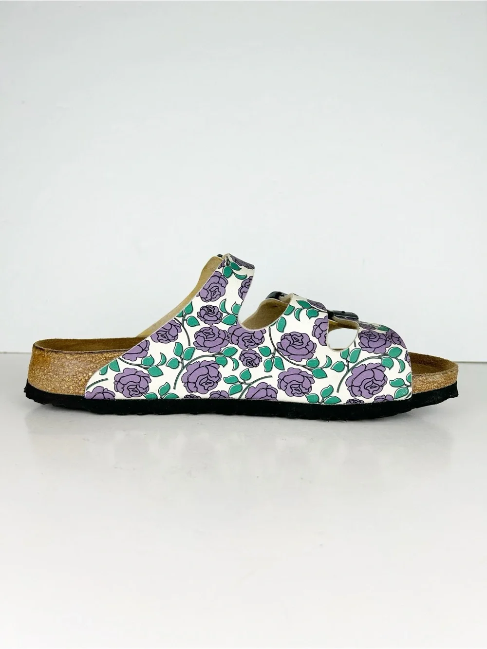 Birkenstock Papillio Florida Purple Rose Birko-Flor Three Strap Sandal EU 41 - Picture 7 of 13
